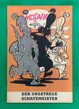 Original Mosaik der Digedags Nr. 213 Der ungetreue Schatzmeister August 1974 Orient-Serie