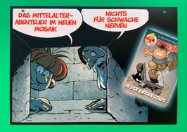 Mosaik Abrafaxe Poster " Das Mittelaltere-Abenteuer im neuen Mosaik"