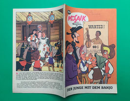 Original Mosaik der Digedags Nr. 159 Der Junge mit dem Banjo Februar 1970 Amerika-Serie
