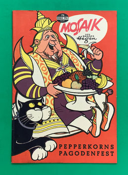 Original Mosaik der Digedags Nr. 76 Pepperkorns Pagodenfest März 1963 Erfinder-Serie