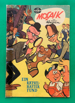 Original Mosaik der Digedags Nr. 39 Ein rätselhafter Fund Februar 1960 Weltraum-Serie