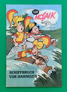 Original Mosaik Digedags Exportheft Nr. 139 Schiffbruch vor Harmozia Juni 1968 Runkel-Serie Auf dem Schiff des Nearchos