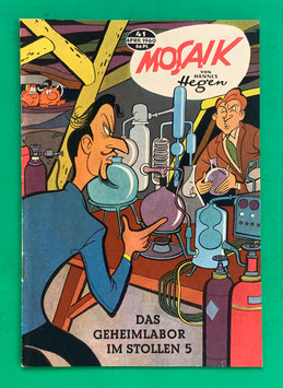 Original Mosaik Digedags Nr. 41 Das Geheimlabor im Stollen 5 April 1960 Weltraum-Serie