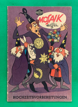 Original Mosaik der Digedags Nr. 118 Hochzeitsvorbereitungen September 1966 Runkel-Serie