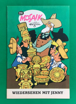 Original Mosaik Digedags Exportheft Nr. 211 Wiedersehen mit Jenny Juni 1974 Amerika-Serie Der Bürgerkrieg