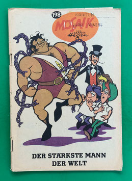 Original Mosaik der Digedags Nr. 198 Der stärkste Mann der Welt Mai 1973 Amerika-Serie original & vollständig
