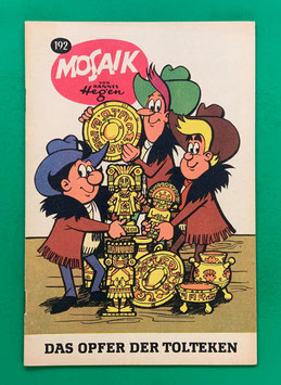 Original Mosaik Digedags Nr. 192 Das Opfer der Tolteken November 1972 Amerika-Serie