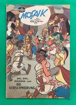 Original Mosaik der Digedags Nr. 17 Die Verschwörung April 1958 Römer-Serie
