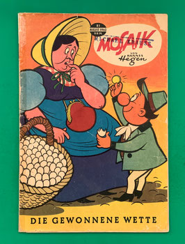 Original Mosaik der Digedags Nr. 81 Die gewonnene Wette August 1963 Erfinder-Serie
