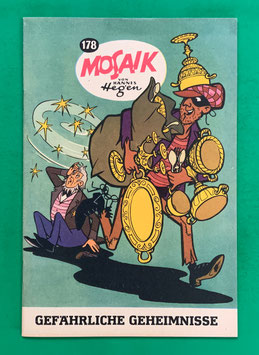 Original Mosaik Digedags Nr. 178 Gefährliche Geheimnisse September 1971 Amerika-Serie