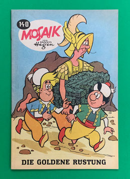 Original Mosaik Digedags Nr. 140 Die goldene Rüstung Juli 1968 Runkel-Serie