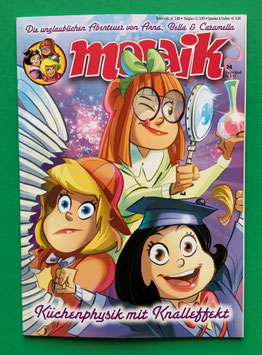 Original Mosaik Anna, Bella & Caramella Nr. 24 Küchenphysik mit Knalleffekt 2015 im neuwertigen Zustand
