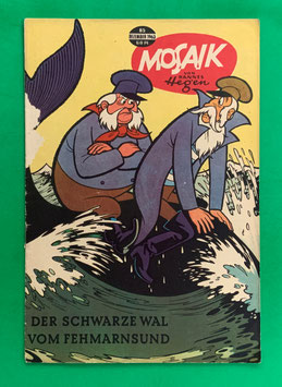 Original Mosaik der Digedags Nr. 85 Der schwarze Wal vom Fehmarnsund Dezember 1963 Erfinder-Serie