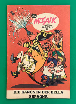 Original Mosaik der Digedags Fehldruck Nummer 203
