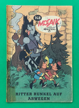 Original Mosaik der Digedags Nr. 148 Ritter Runkel auf Abwegen März 1969 Runkel-Serie original & vollständig