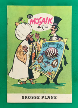 Original Mosaik der Digedags Nr. 215 Große Pläne Oktober 1974 Orient-Serie