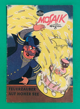 Original Mosaik der Digedags Nr. 94 Feuerzauber auf hoher See September 1964 Runkel-Serie