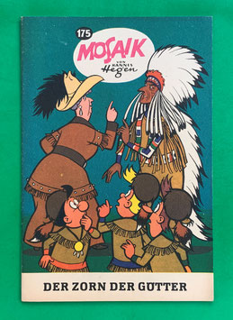 Original Mosaik der Digedags Nr. 175 Der Zorn der Götter Juni 1971 Amerika-Serie