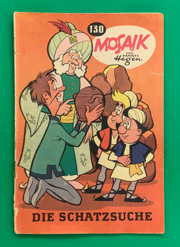 Original Mosaik der Digedags Nr. 130 Die Schatzsuche September 1967 Runkel-Serie original & vollständig