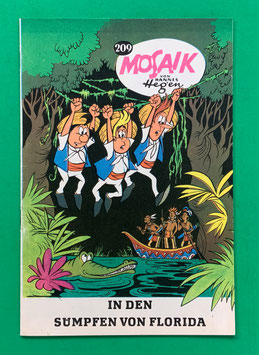 Original Mosaik Digedags Exportheft Nr. 209 In den Sümpfen von Florida April 1974 Amerika-Serie Der Bürgerkrieg