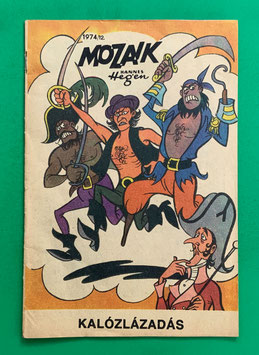 Original Mosaik Digedags Exportheft Ungarn ungarisch Mozaik Nr. 1974/12 von 1974 Amerika-Serie