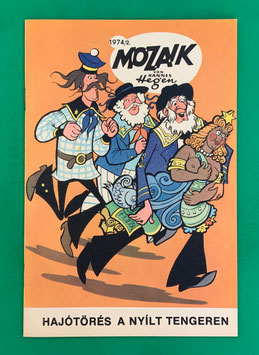 Original Mosaik Digedags Exportheft Ungarn ungarisch Mozaik Nr. 1974/2 von 1974 Amerika-Serie