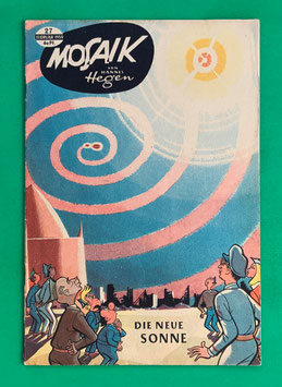 Original Mosaik der Digedags Nr. 27 Die neue Sonne Februar 1959 Weltraum-Serie