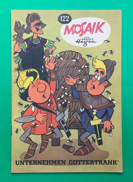 Original Mosaik der Digedags Nr. 122 Unternehmen "Göttertrank" Januar 1967 Runkel-Serie
