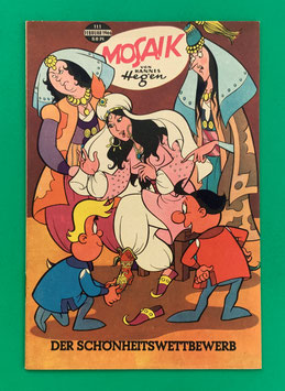 Original Mosaik Digedags Nr. 111 Der Schönheitswettbewerb Februar 1966 Runkel-Serie
