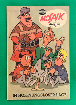 Original Mosaik der Digedags Nr. 120 In hoffnungsloser Lage November 1966 Runkel-Serie