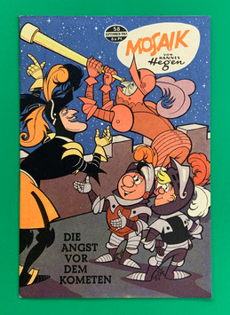 Original Mosaik Digedags Nr. 58 Die Angst vor dem Kometen September 1961 Erfinder-Serie