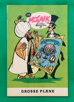 Original Mosaik der Digedags Nr. 215 Große Pläne Oktober 1974 Orient-Serie