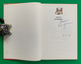 Original Mosaik Digedags Buch Ritter-Runkel-, Erfinder- und Orient-Serie Band 14 Das Eierkarussel mit original Autogramm von Hannes Hegen