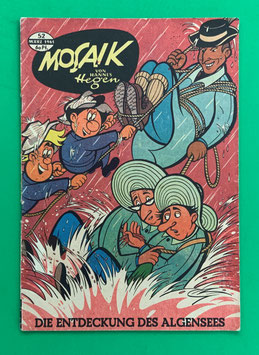 Original Mosaik der Digedags Nr. 52 Die Entdeckung des Algensees März 1961 Weltraum-Serie