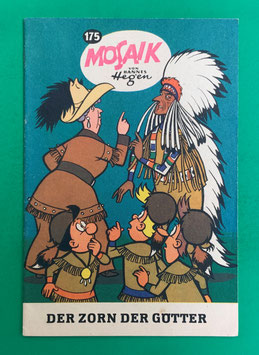 Original Mosaik der Digedags Nr. 175 Der Zorn der Götter Juni 1971 Amerika-Serie