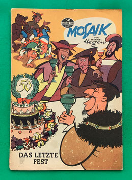 Original Mosaik der Digedags Nr. 50 Das letzte Fest Januar 1961 Erfinder-Serie