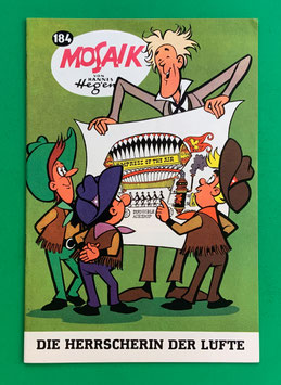 Original Mosaik Digedags Exportheft Nr. 184 Die Herrscherin der Lüfte März 1972 Amerika-Serie Buffalo Springs und Biberfluss