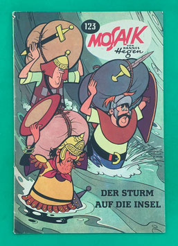 Original Mosaik der Digedags Nr. 123 Der Sturm auf die Insel Februar 1967 Runkel-Serie
