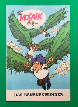 Original Mosaik Digedags Exportheft Nr. 205 Das Bananenwunder Dezember 1973 Amerika-Serie Flibustier-Kapitel