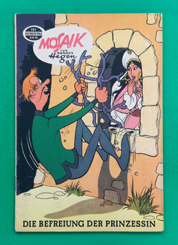 Original Mosaik der Digedags Nr. 107 Die Befreiung der Prinzessin Oktober 1965 Runkel-Serie