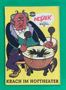 Original Mosaik der Digedags Nr. 79 Krach im Hoftheater Juni 1963 Erfinder-Serie