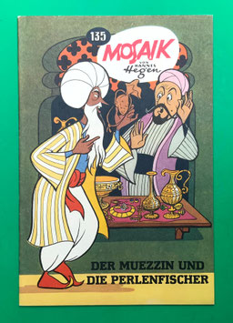 Original Mosaik Digedags Exportheft Nr. 135 Der Muezzin und die Perlenfischer Februar 1968 Runkel-Serie Im Vorderen Orient
