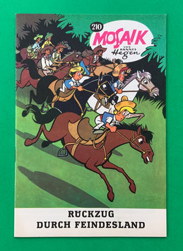 Original Mosaik Digedags Exportheft Nr. 210 Rückzug durch Feindesland Mai 1974 Amerika-Serie Der Bürgerkrieg