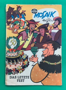 Original Mosaik der Digedags Nr. 50 Das letzte Fest Januar 1961 Erfinder-Serie
