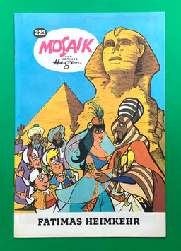 Original Mosaik Digedags Exportheft Nr. 223 Fatimas Heimkehr Juni 1975 Orient-Serie