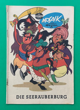Original Mosaik der Digedags Nr. 105 Die Seeräuberburg August 1965 Runkel-Serie sammelwürdiger Zustand