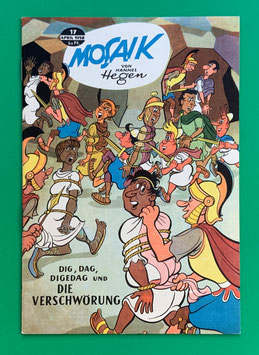 Original Mosaik Digedags Exportheft Nr. 17 Die Verschwörung April 1958 Römer-Serie Zirkus-Kapitel