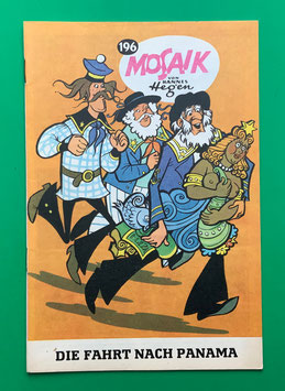 Original Mosaik Digedags Exportheft Nr. 196 Die Fahrt nach Panama März 1973 Amerika-Serie Frisco