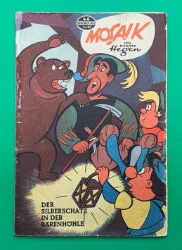 Original Mosaik der Digedags Nr. 48 Der Silberschatz in der Bärenhöhle November 1960 Erfinder-Serie