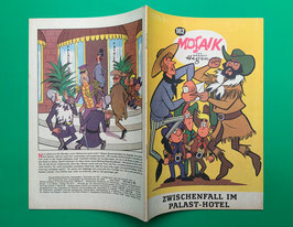 Original Mosaik der Digedags Nr. 182 Zwischenfall im Palast-Hotel Januar 1972 Amerika-Serie